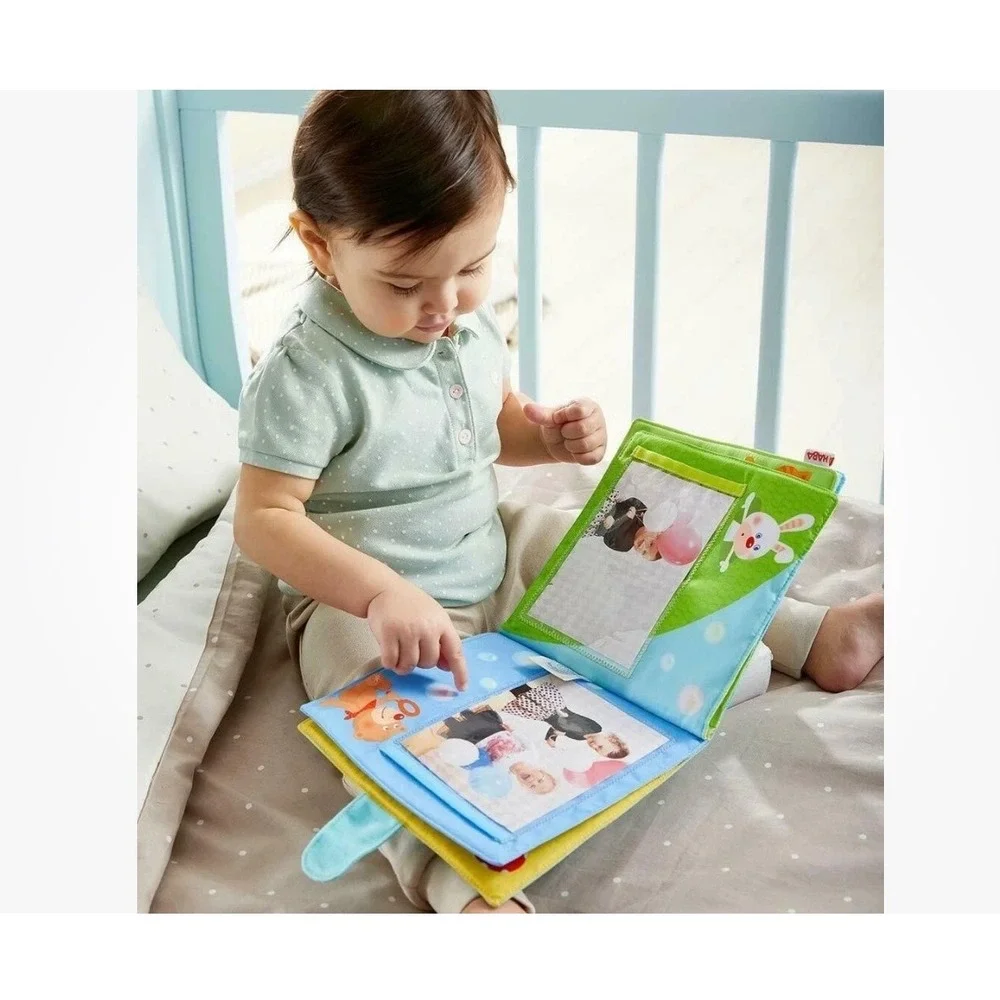 HABA Playmates Baby Photo Album Soft Fabric‎ First Birthday Gift 303143 NEW